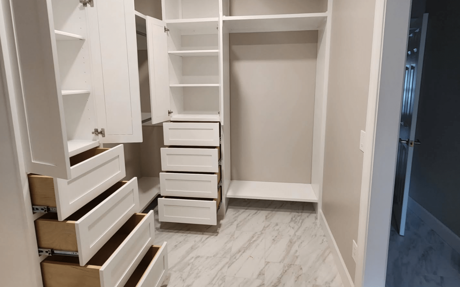 Closet Cabinet Installation