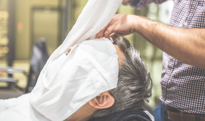 MOBILE HOT TOWEL SHAVE