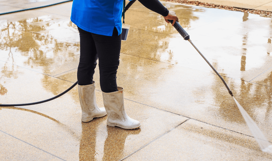 DRIVEWAY PRESSURE WASHING
