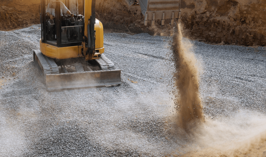 CONSTRUCTION GRAVEL HAULING
