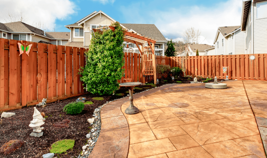 STONE PATIO INSTALLATION