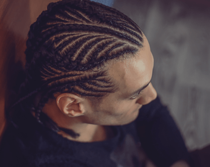 MEN'S CORNROWS BRAIDING