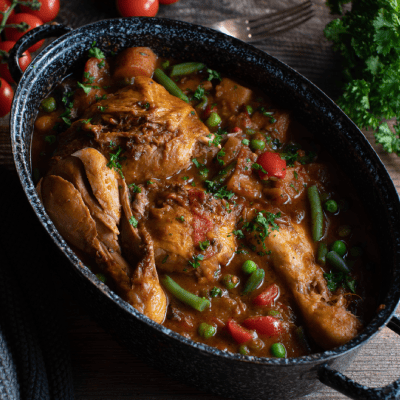 BROWN STEW CHICKEN