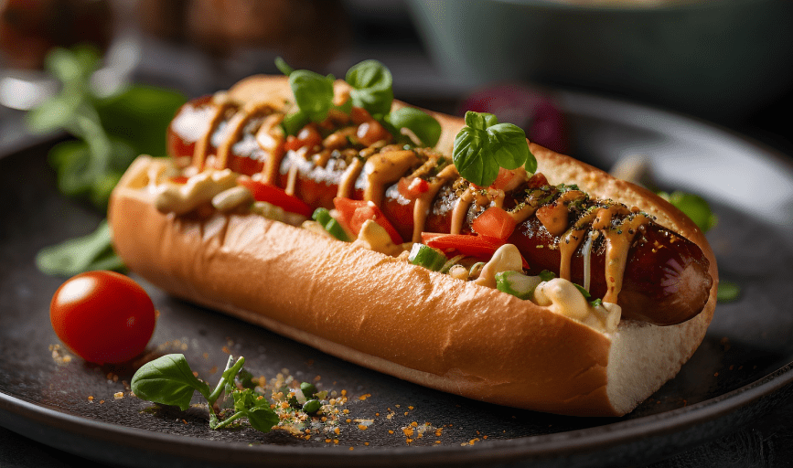 HOT SAUSAGE SANDWICH