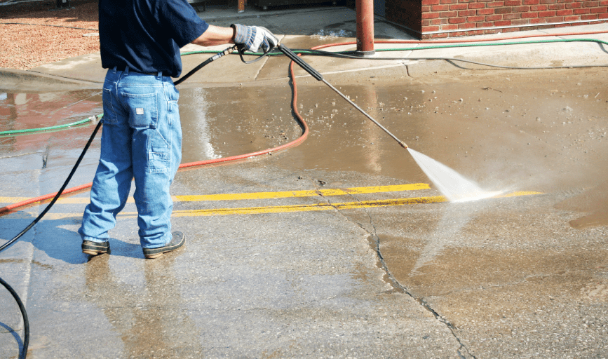 DRIVEWAY PRESSURE WASHING