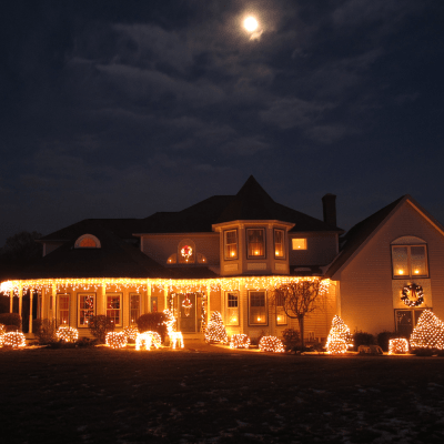CHRISTMAS LIGHT INSTALLATION