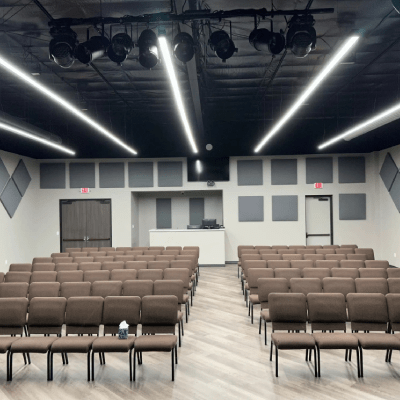 CHURCH ACOUSTIC PANEL INSTALLATION