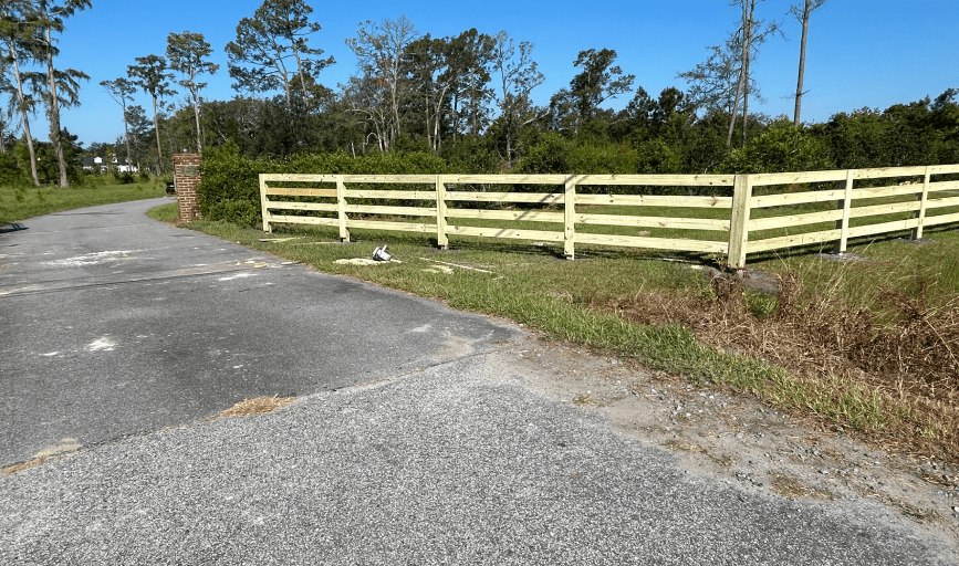 WOOD FENCE INSTALLATION