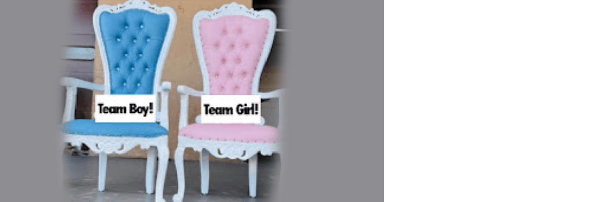 Gender Reveal Chair Rentals