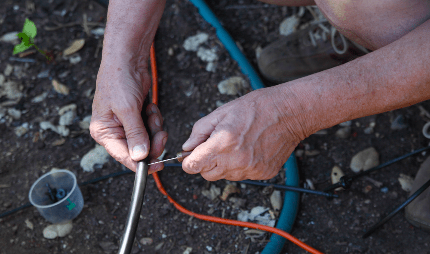 SPRINKLER LINE REPAIR