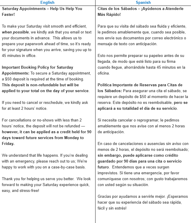 Terms and Conditions