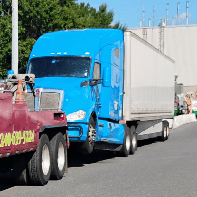 SEMI-TRUCK TOWING 
