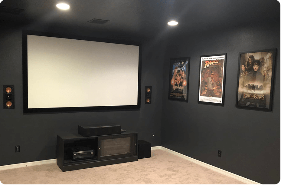 Projector Screen Installation