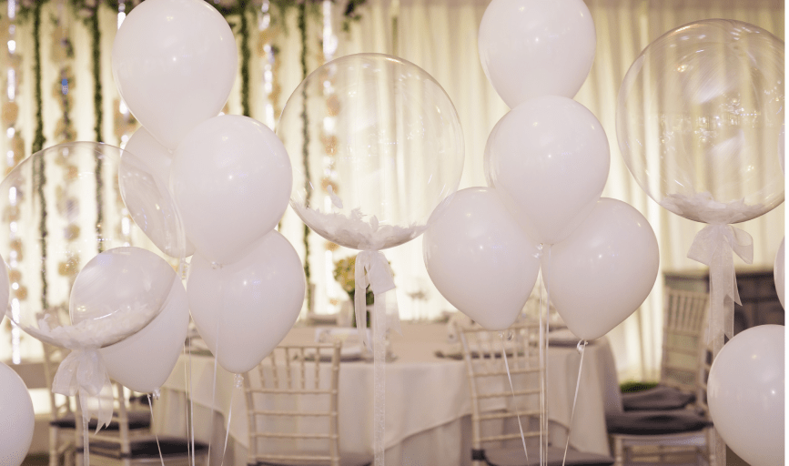 WEDDING BALLOON DECORATIONS