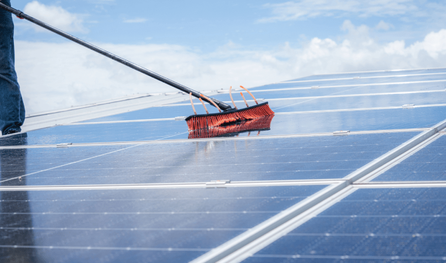 SOLAR PANEL DEBRIS REMOVAL