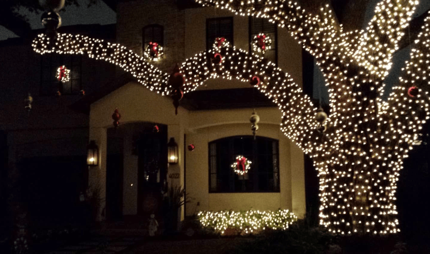 CHRISTMAS LIGHTS INSTALLATION