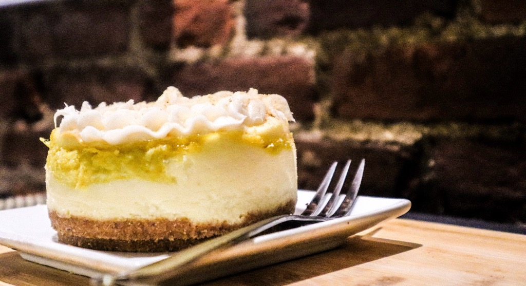 Coconut Mango Cheesecake