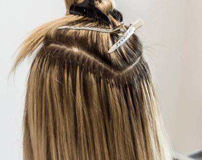 GLUE-IN HAIR EXTENSIONS