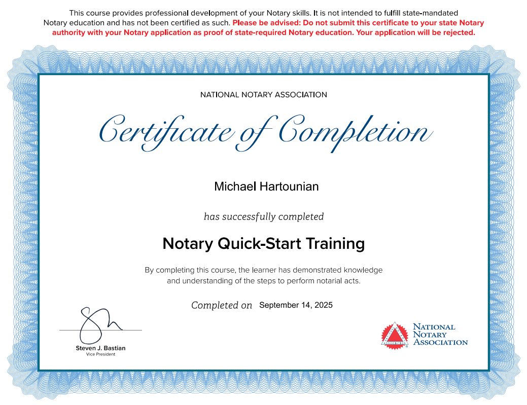 Certificate of Compliance