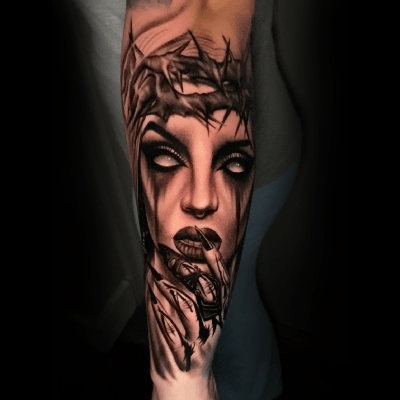 BLACK AND GRAY TATTOOS