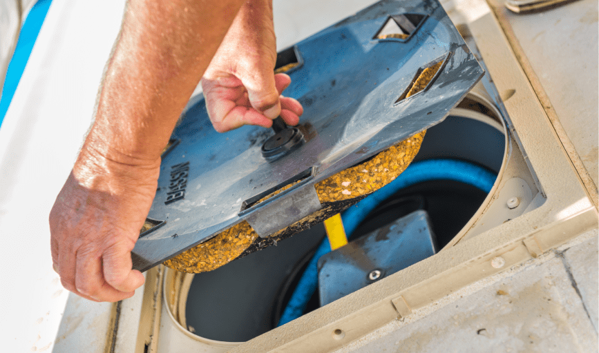 POOL FILTER CLEANING