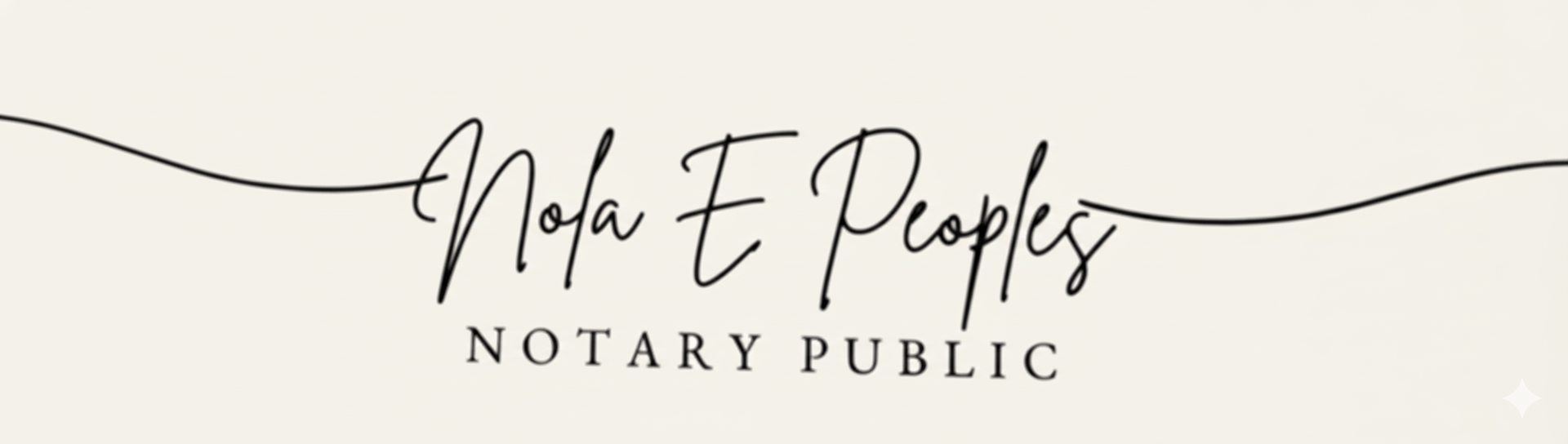 Nola E Peoples Notary Public 