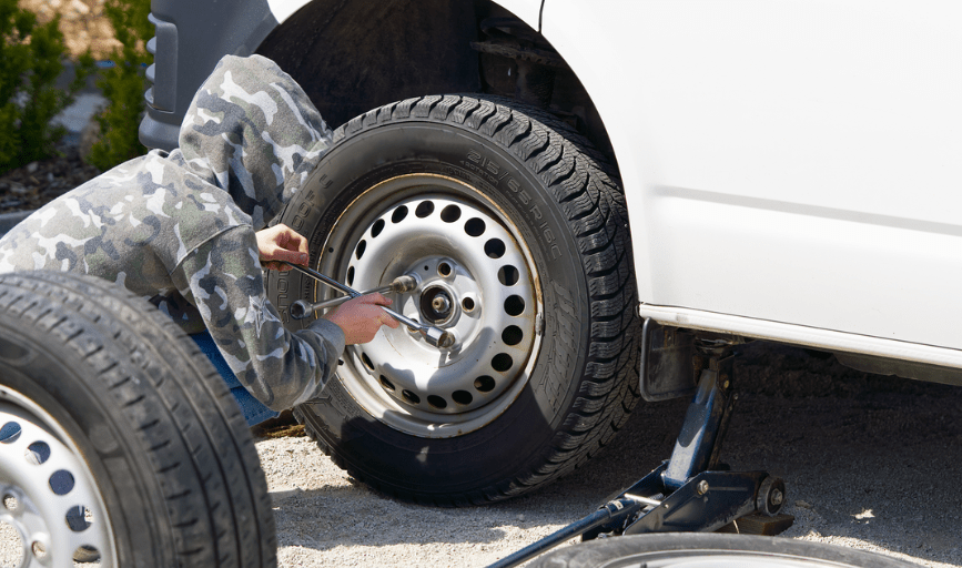 Flat Tire Replacement