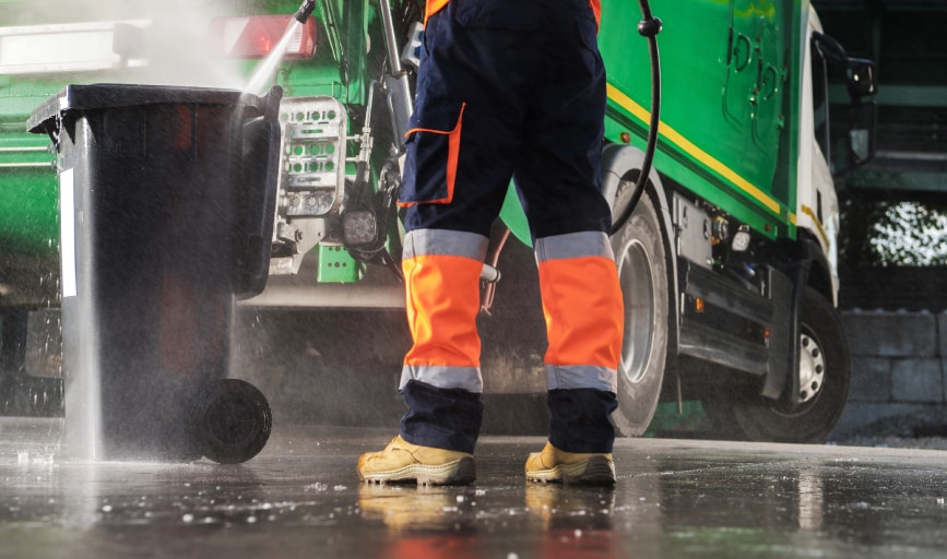 Bin Pressure Washing