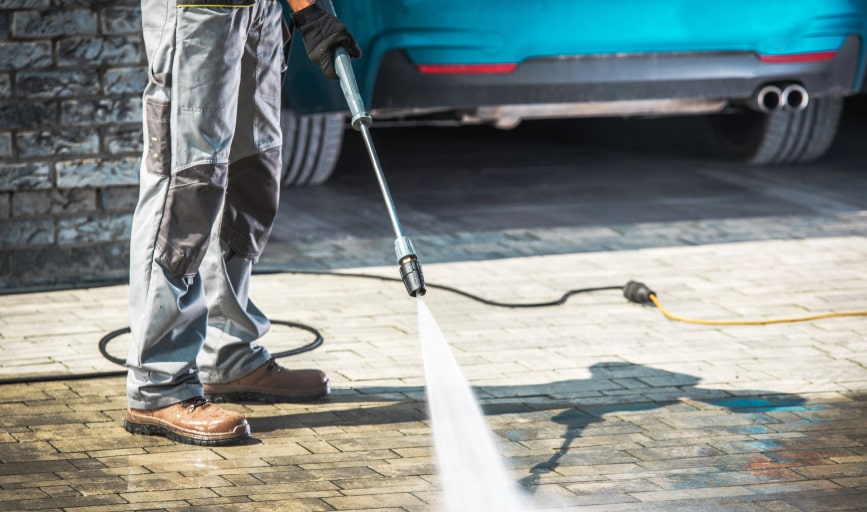 Driveway Pressure Washing
