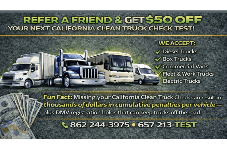 Tony's Mobile Clean Truck Check