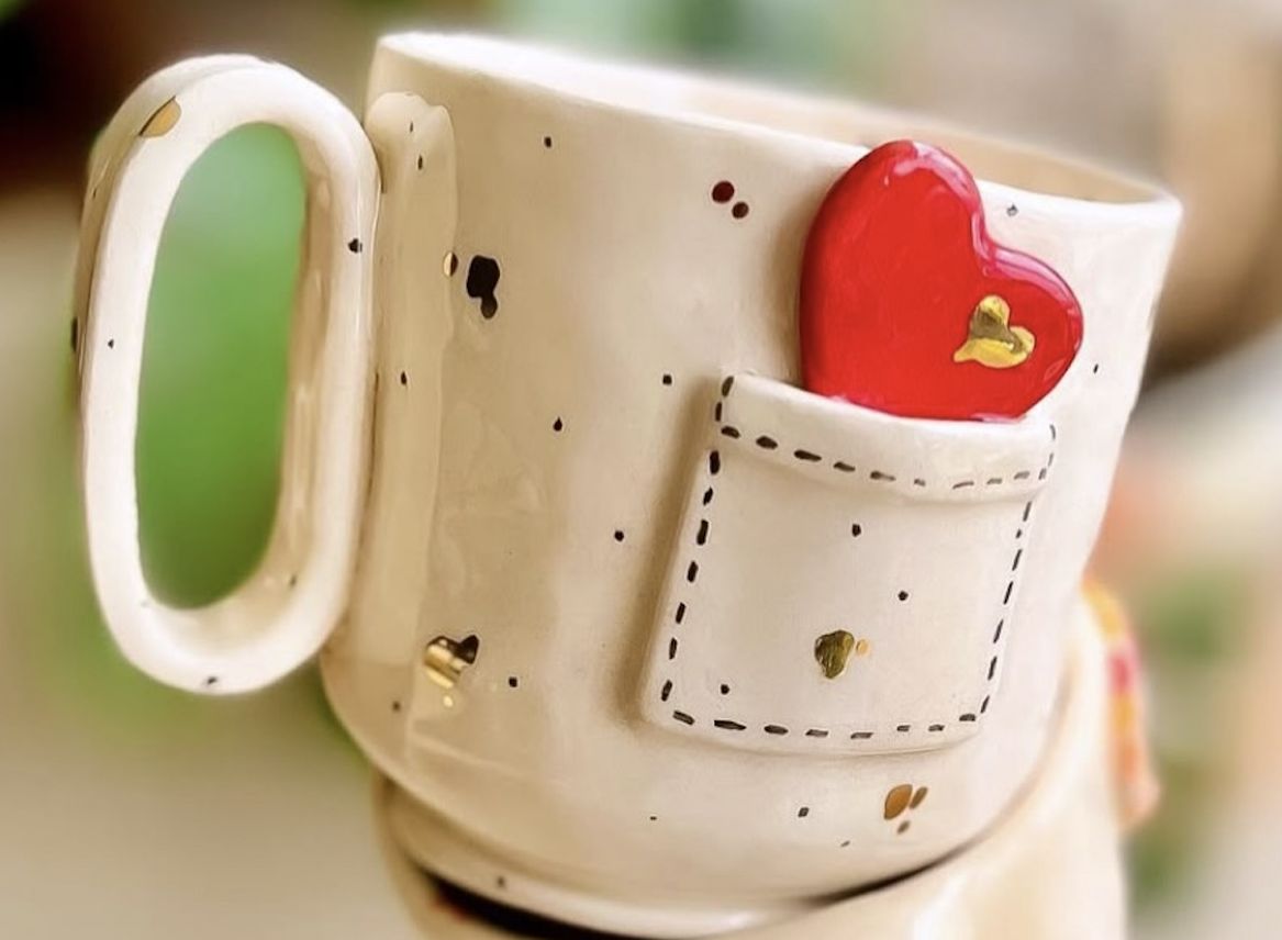 Valentine’s Day Mug Making