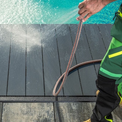 Pool Deck Cleaning