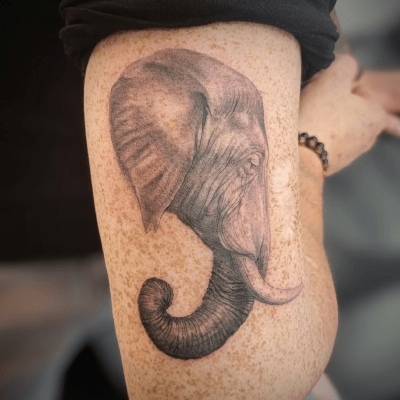 Black and Gray Tattoo