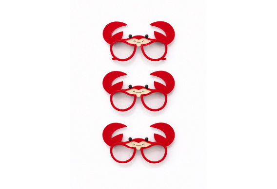 crab glasses