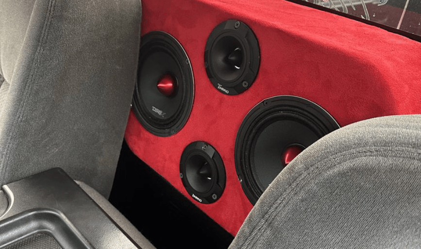 Car Speaker Rack Installation