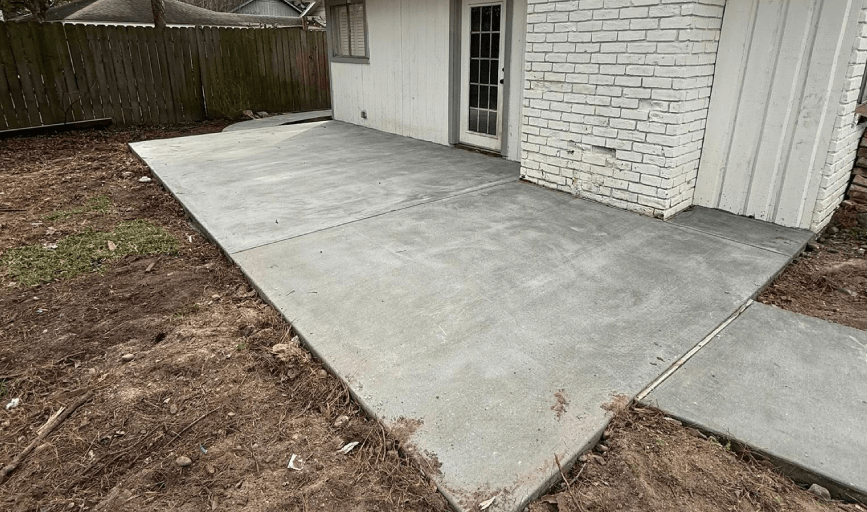 Concrete Patio Pouring