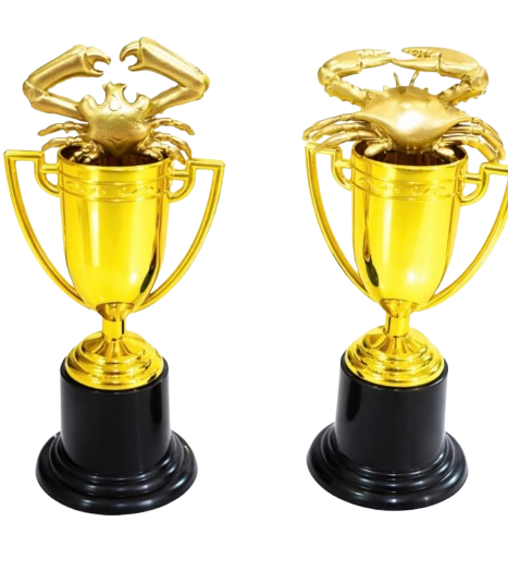 golden crab trophies
