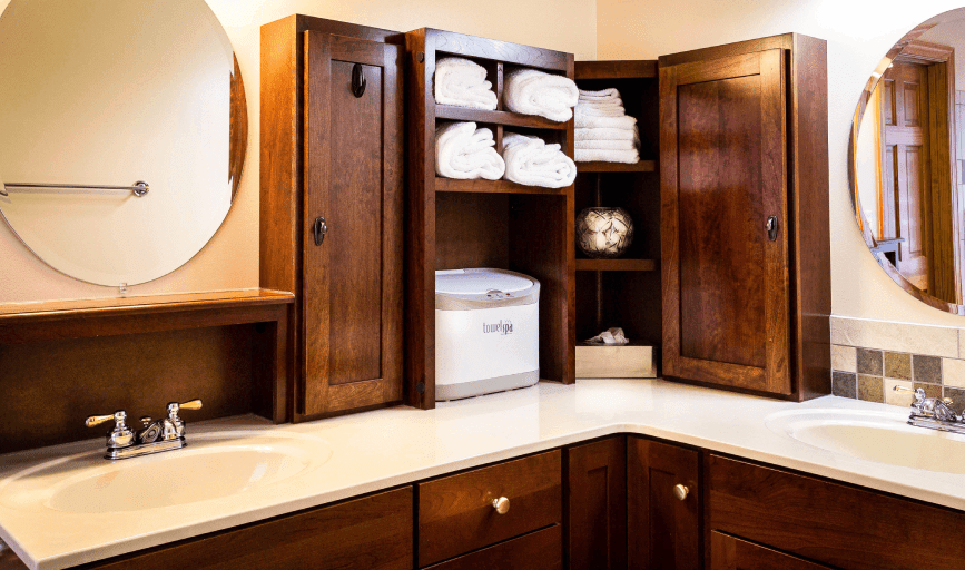 Bathroom Cabinet Installation