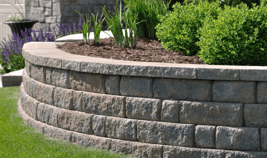 Retaining Wall Installation