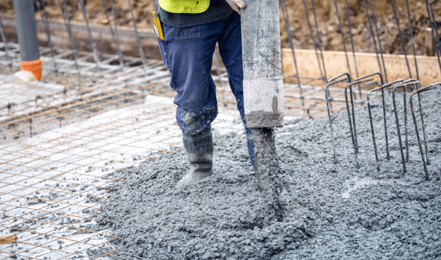 Long Pipe Concrete Pumping