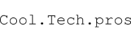 Cool.Tech.pros