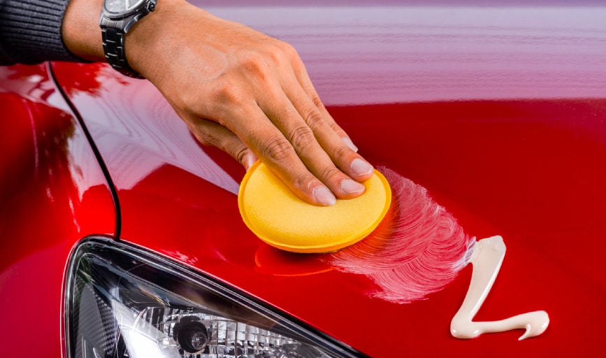 Car Wax Application