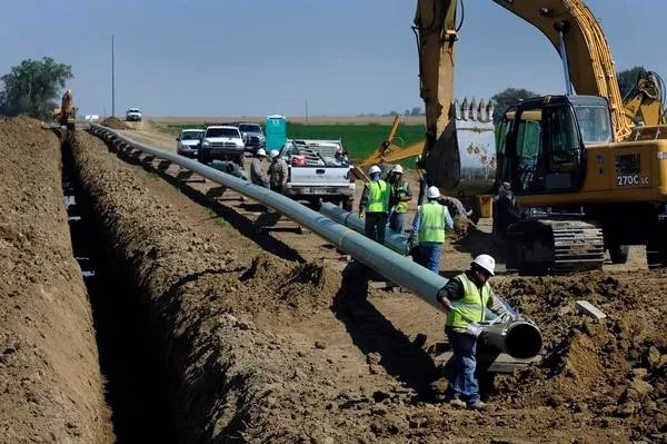 Natural Gas Pipeline Distribution
