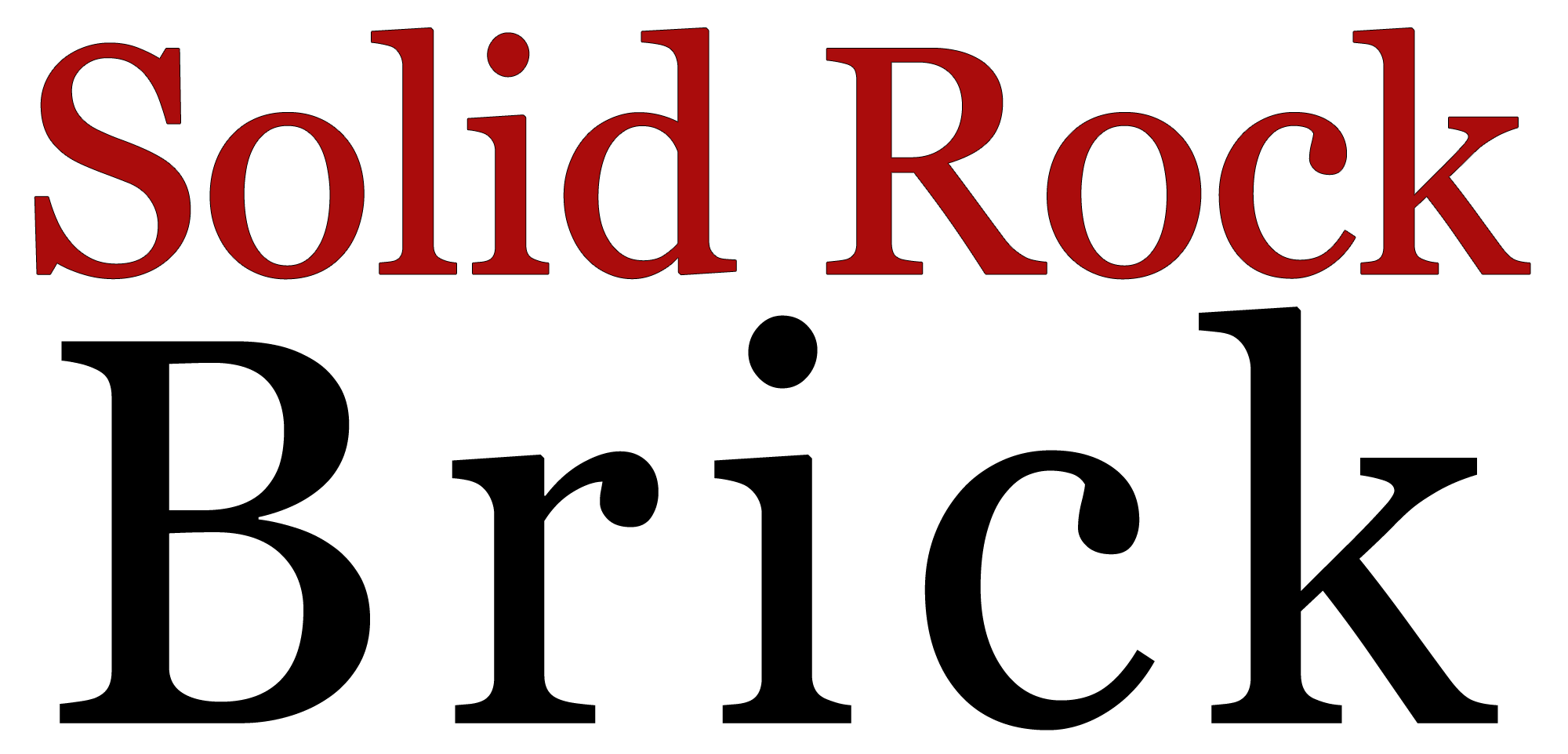 Solid Rock Brick