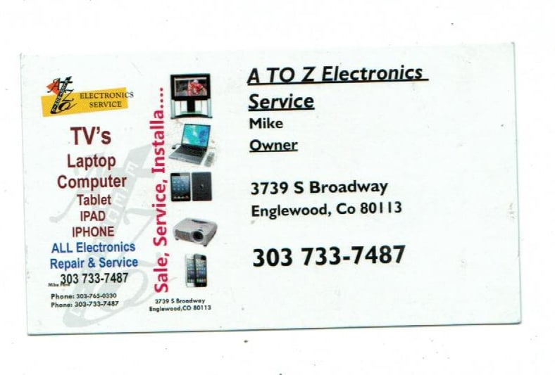 A to Z Electronic Service Center Provides Electronics Repair in