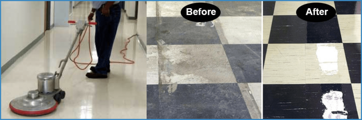 Stripping, Waxing, and Buffing