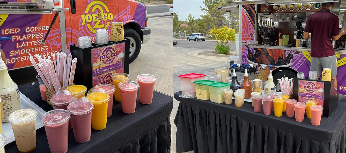 Joe 2 Go Mobile Coffee Truck Serves Fruity Smoothies in North Las Vegas