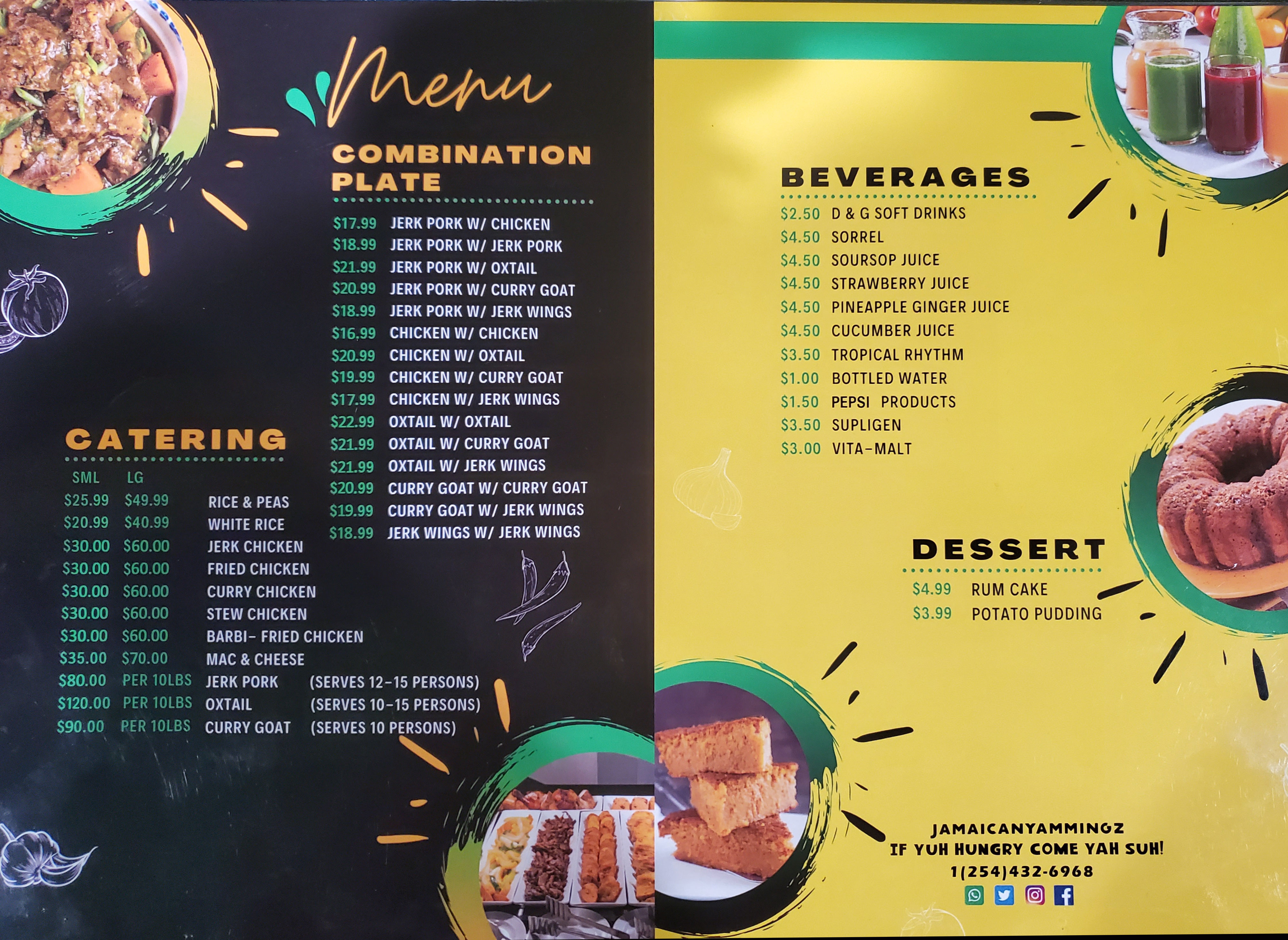 Jamaica Nyammingz Restaurant Serves Jerk Pork in Killeen, TX 76541