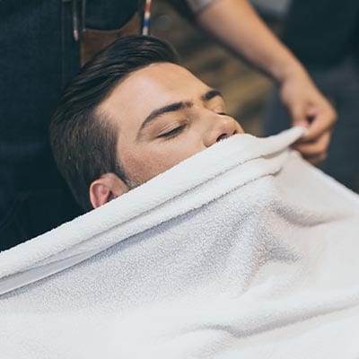 HOT TOWEL SHAVE