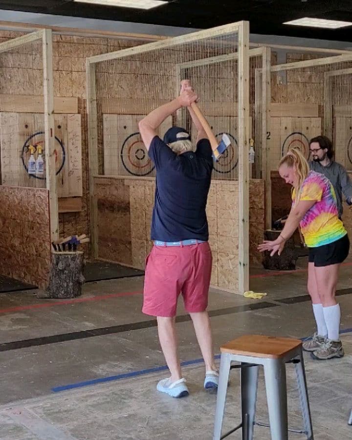 Perplebunny's Axe House Offers Hatchet Throwing in Inver Grove Heights